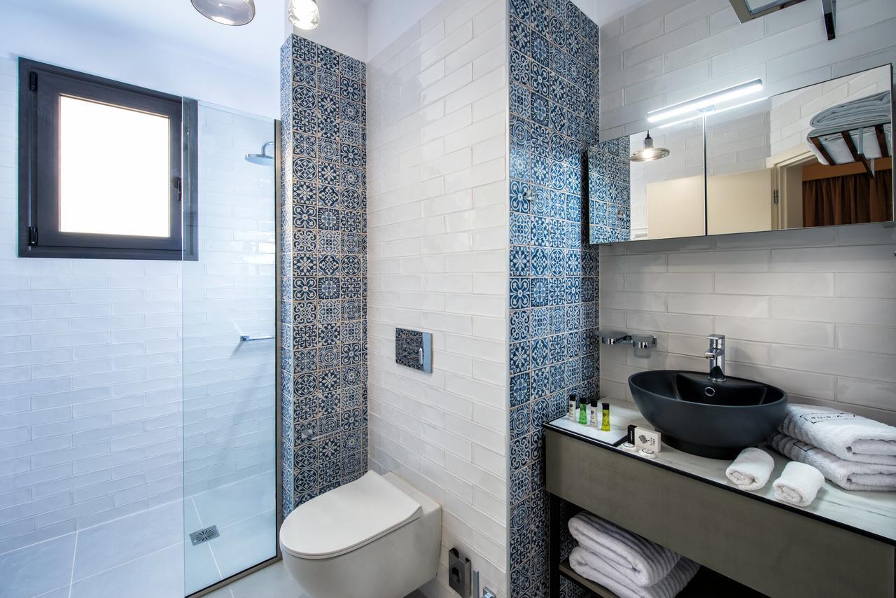 הרסוניסוס Orama Luxury Villa 4 Bedrooms With Private Pool מראה חיצוני תמונה